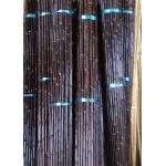 black bamboo fence